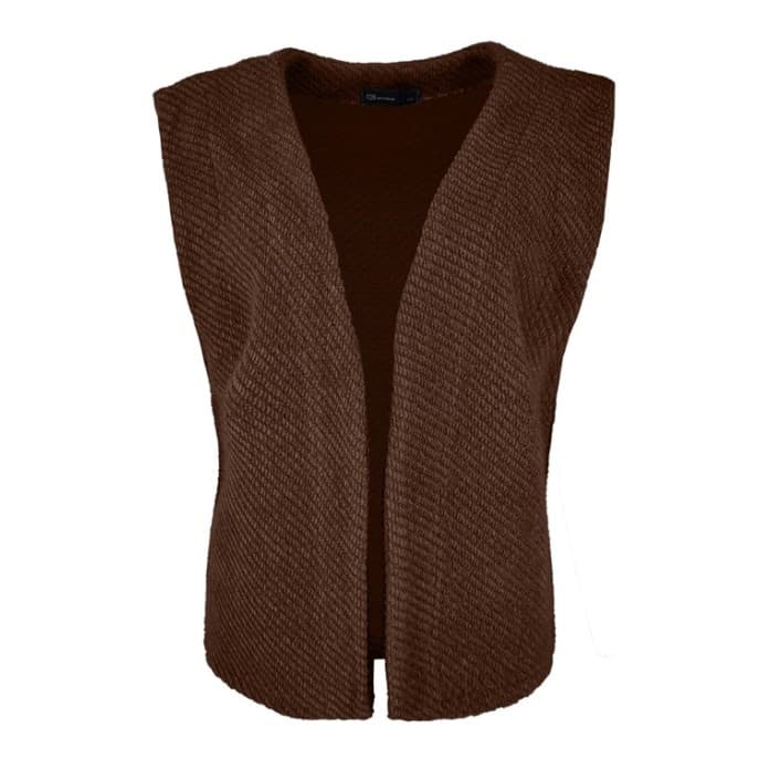 W FOS Gilet Margriet Duffel Bruin W FOS Gilet Margriet Duffel Bruin